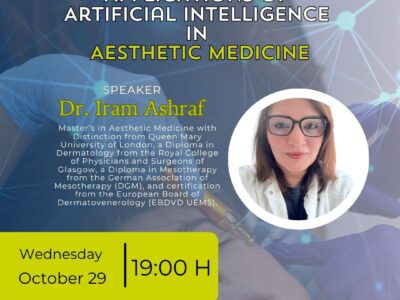 Zapraszamy do udziału w webinarze „Applications of Artificial Intelligence in Aesthetic Medicine” – 29 października o godz. 19:00
