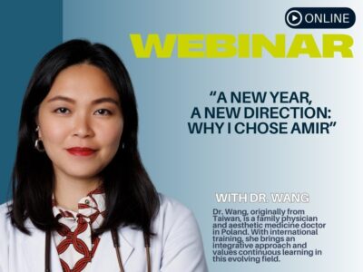 Zapraszamy do udziału w webinarze „A New Year, A New Direction: Why I Chose AMIR” – 19 stycznia o godz. 20:00